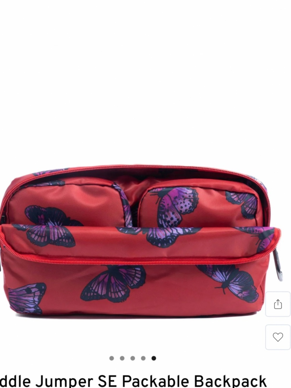 Lug Puddle Jumper SE Packable Backpack~Butterfly Poppy~NEW unopened packaging - Picture 5 of 8